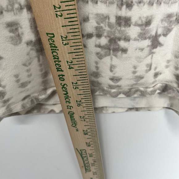 Eddie Bauer Womens Tank Top Beige Cream Grey Tie Dye Geometric Print Size L - Picture 6 of 7